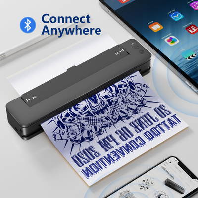 ซื้อ APP Control เครื่องถ่ายทอดรอยสัก เครื่องพิมพ์รอยสัก การผลิตออนไลน์