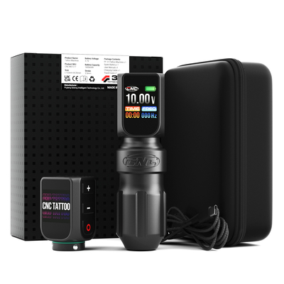 4.0MM สตรอคไร้สายปากกาสัก 1600 MAh ปืนสักไร้สาย