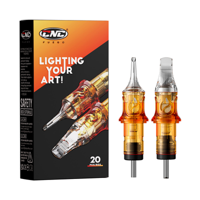 Pre Sterilized Round Curved Magnum Tattoo Needles CNC Fuego กระบอกสักเข็มเข็ม