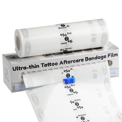 CNC Tattoo Aftercare Wrap Medical PU Waterproof Dressing สําหรับการสัก