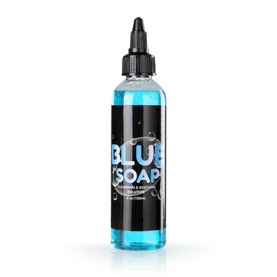น้ํายาสีฟ้าสําหรับสัก 120 มิลลิลิตร 4OZ น้ํายาฟองสักสําหรับฆ่าเชื้อ