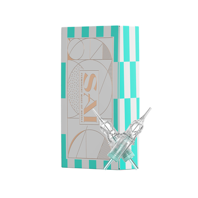 10pcs สแตนดาร์ด RL/RS/RM/M1/F กระปุกสักเข็ม 10# 12# จําหน่ายกระปุกสักที่ฆ่าเชื้อ