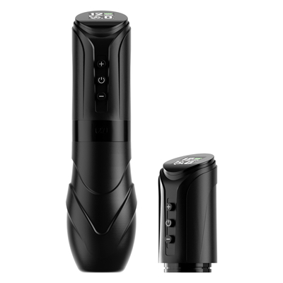 เครื่องสักไร้สาย CNC KRONOS แบตเตอรี่ 1900 MAh ชาร์จเร็ว USB-C ปรับได้ 412 V และ 7 โทร